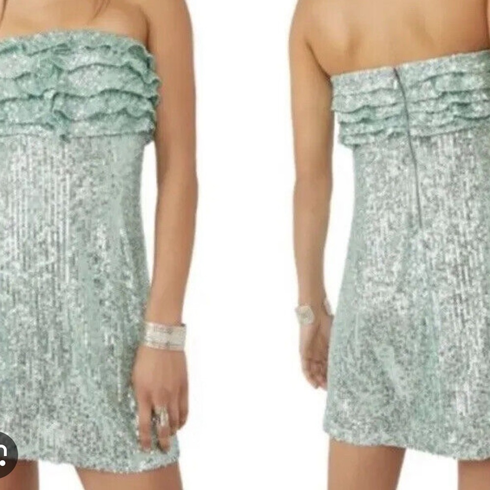 FREE PEOPLE FRIDA RUFFLE DRESS BNWT - Picture 3 of 5